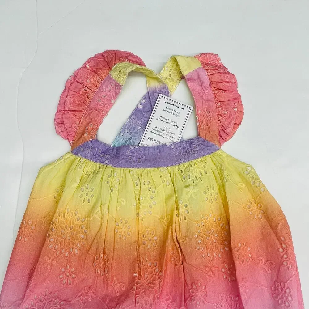 NWT Alto Modas 3Y Rainbow Dress